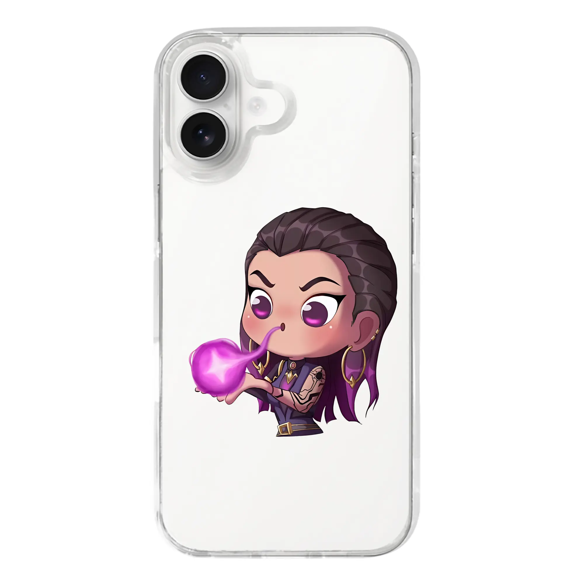 VALORANT グッズ,レイナ - iPhone 17シリーズ 透明スマホケース – 薄型・耐衝撃・精密フィット保護カバー